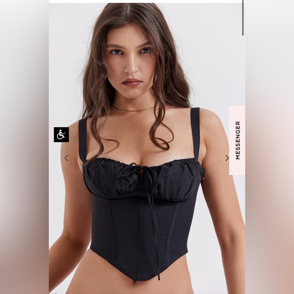 House of CB Black Corset